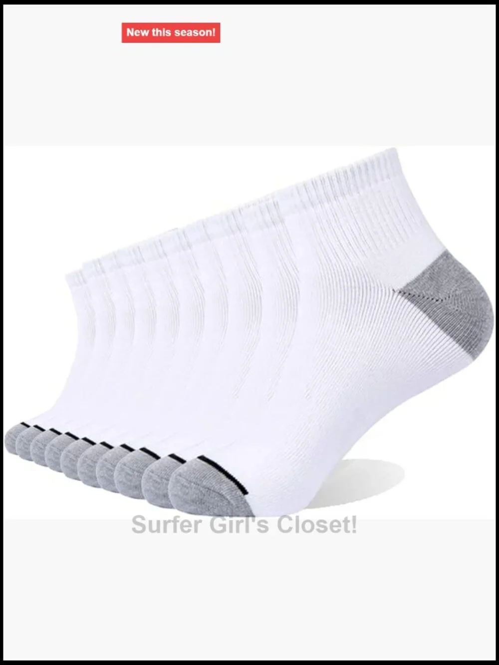 Unisex Cotton Moisture Wicking Cushion Ankle Socks 10-Pack